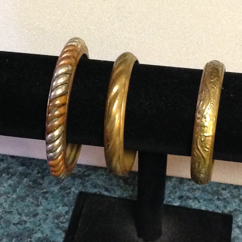 3 Bangle Bracelets Bundle
